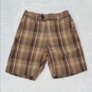 (3 for $10) old navy Plaid Shorts Brown